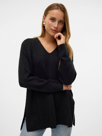 VERO MODA Sweater in Black: front