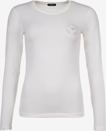 T-shirt Emporio Armani en blanc : devant