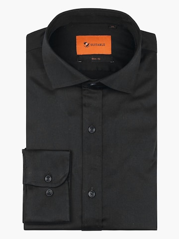 Chemise Suitable en noir : devant