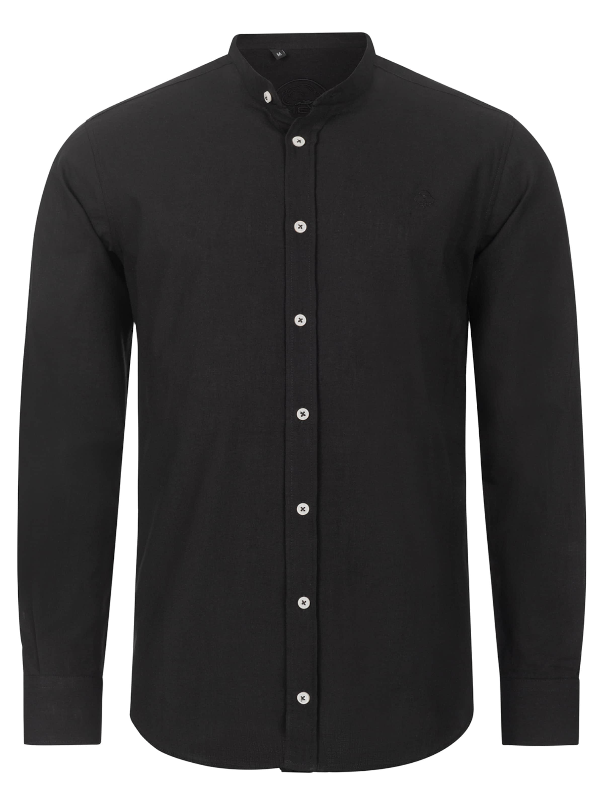 Indumentum Hemd in Schwarz: Vorderseite