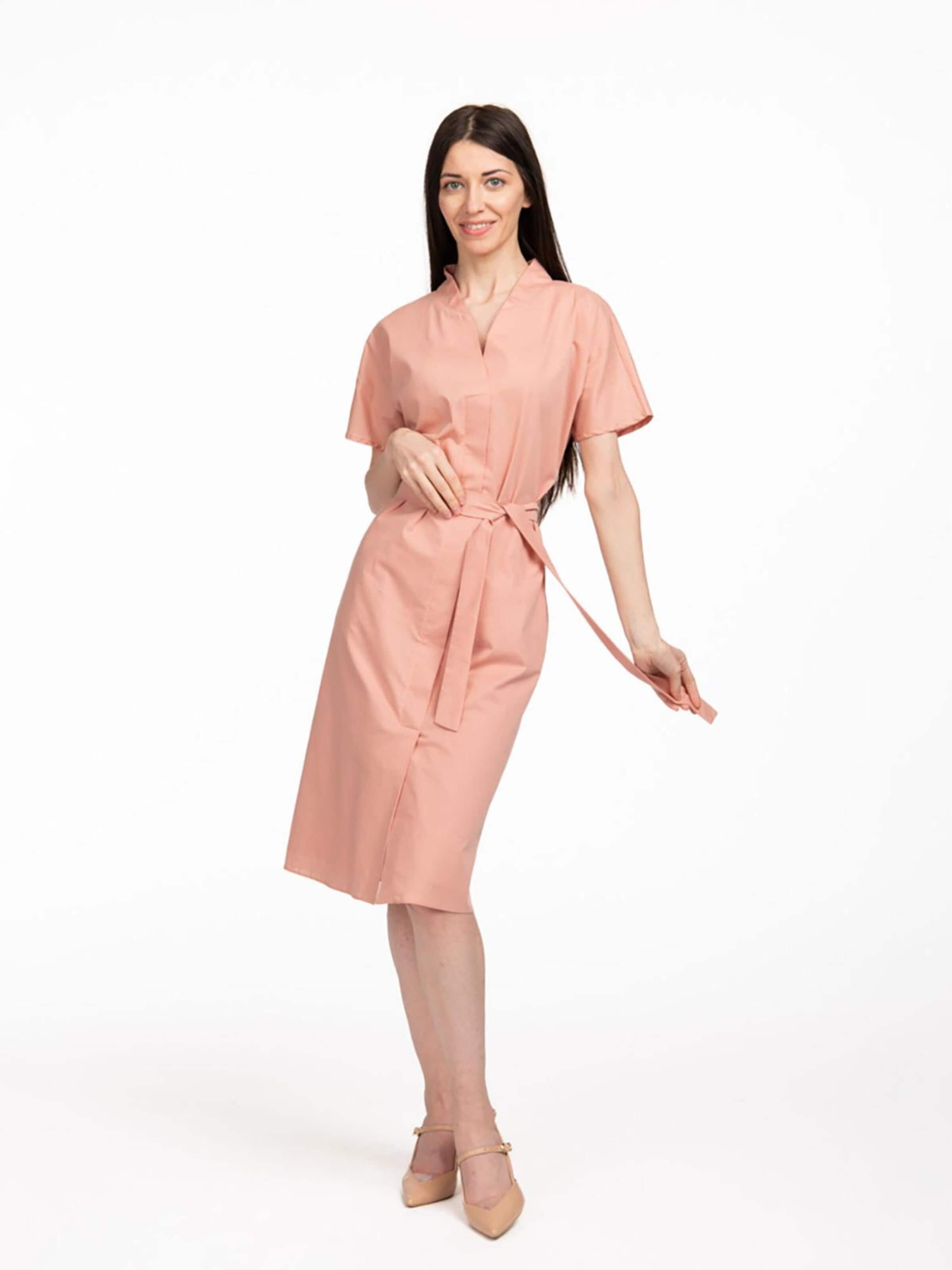 Couture de Marie Blousejurk 'Vanessa' in Oranje: voorkant