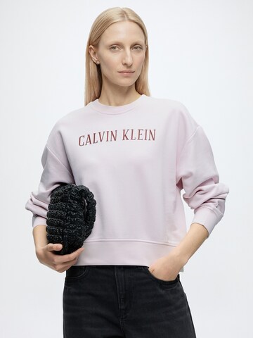 Calvin Klein Jeans Свитшот в Ярко-розовый