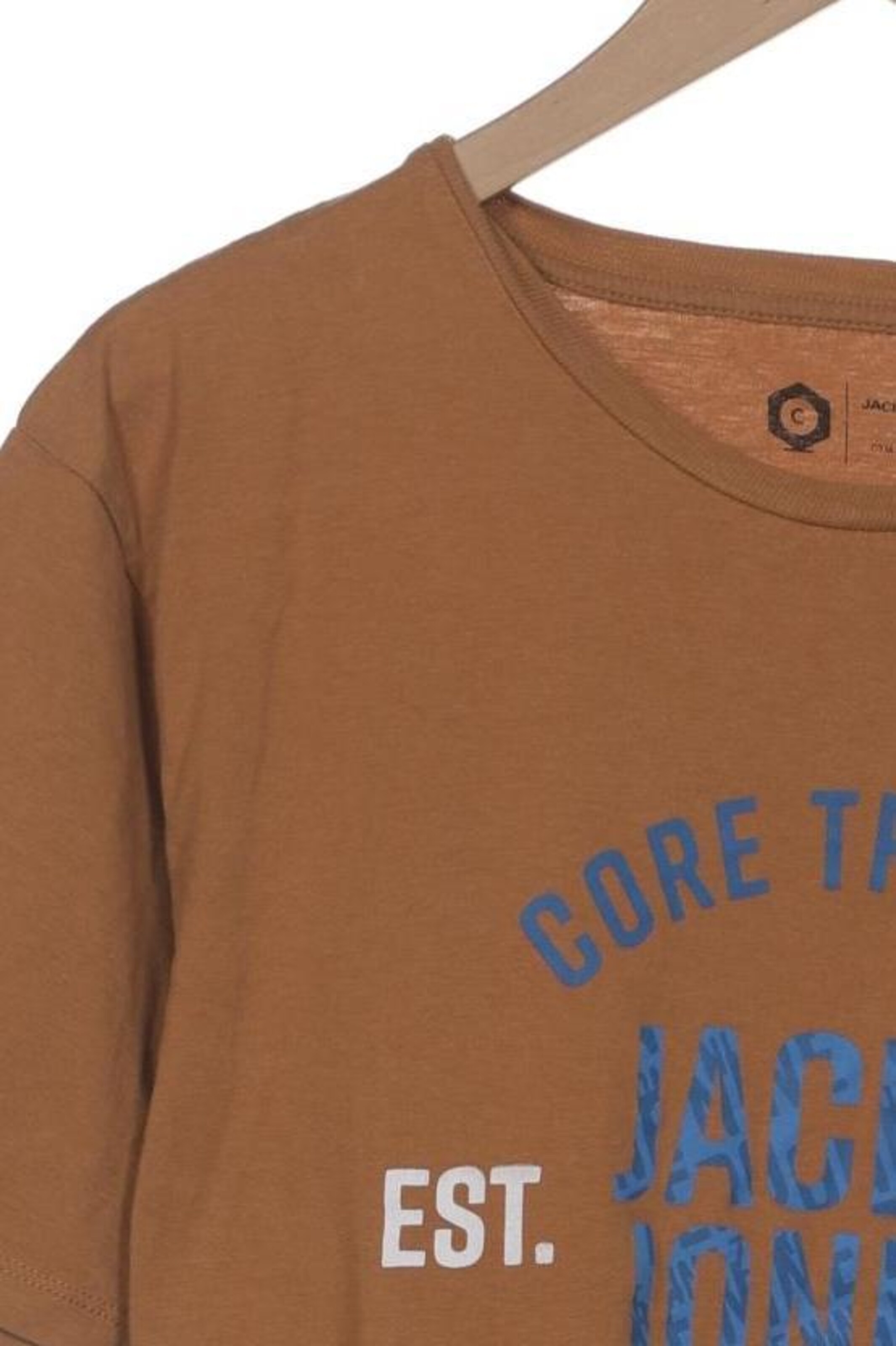 JACK & JONES Shirt in XXL in Brown