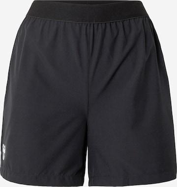 Hummel Regular Workout Pants in Black: front