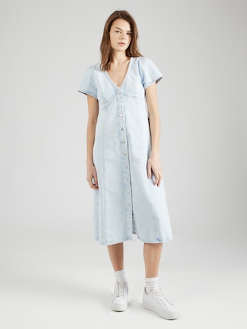 Robe Tommy Jeans en bleu : devant