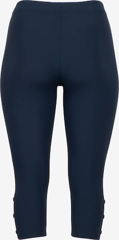 Coupe slim Leggings 'Annika' Pont Neuf en bleu