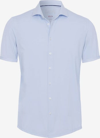 PUR Regular fit Button Up Shirt in Blue: front