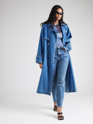 TOPSHOP Normální Džíny – modrá