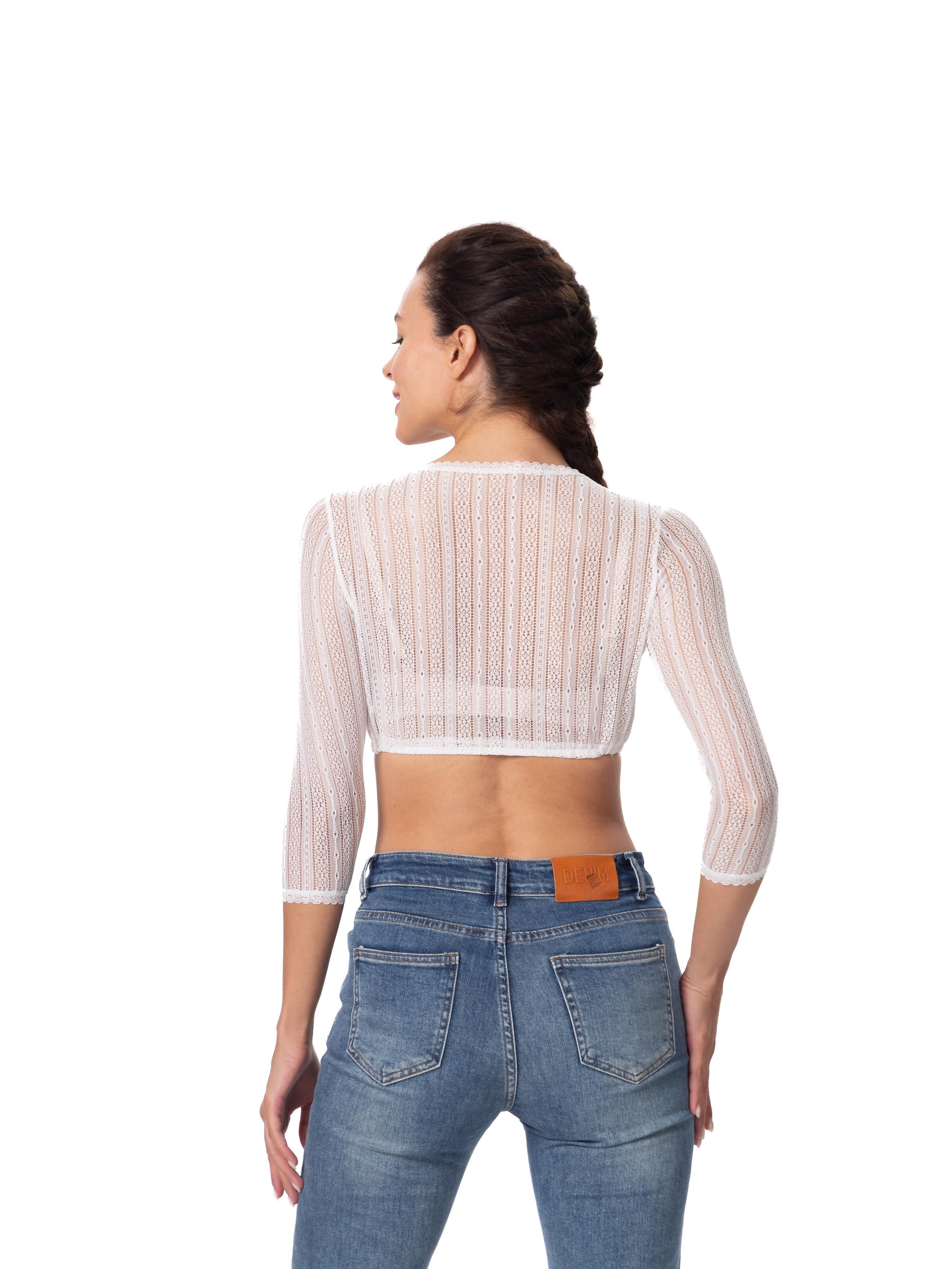 Trachtl Trachtenbluse 'Lindsay'‌‌‌‌‌ in Weiß