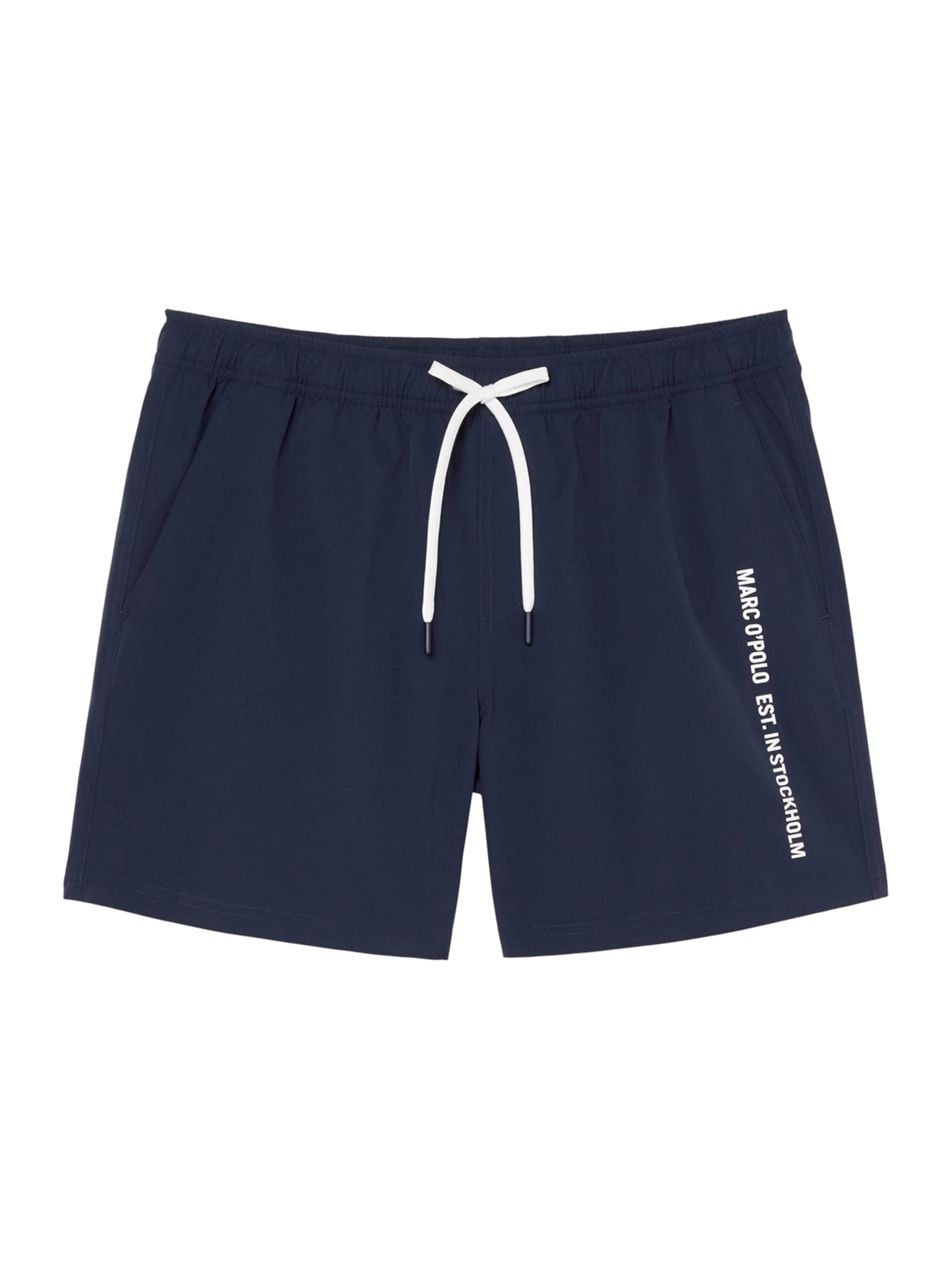 Marc O'Polo Zwemshorts ' Olmen ' in Blauw: voorkant