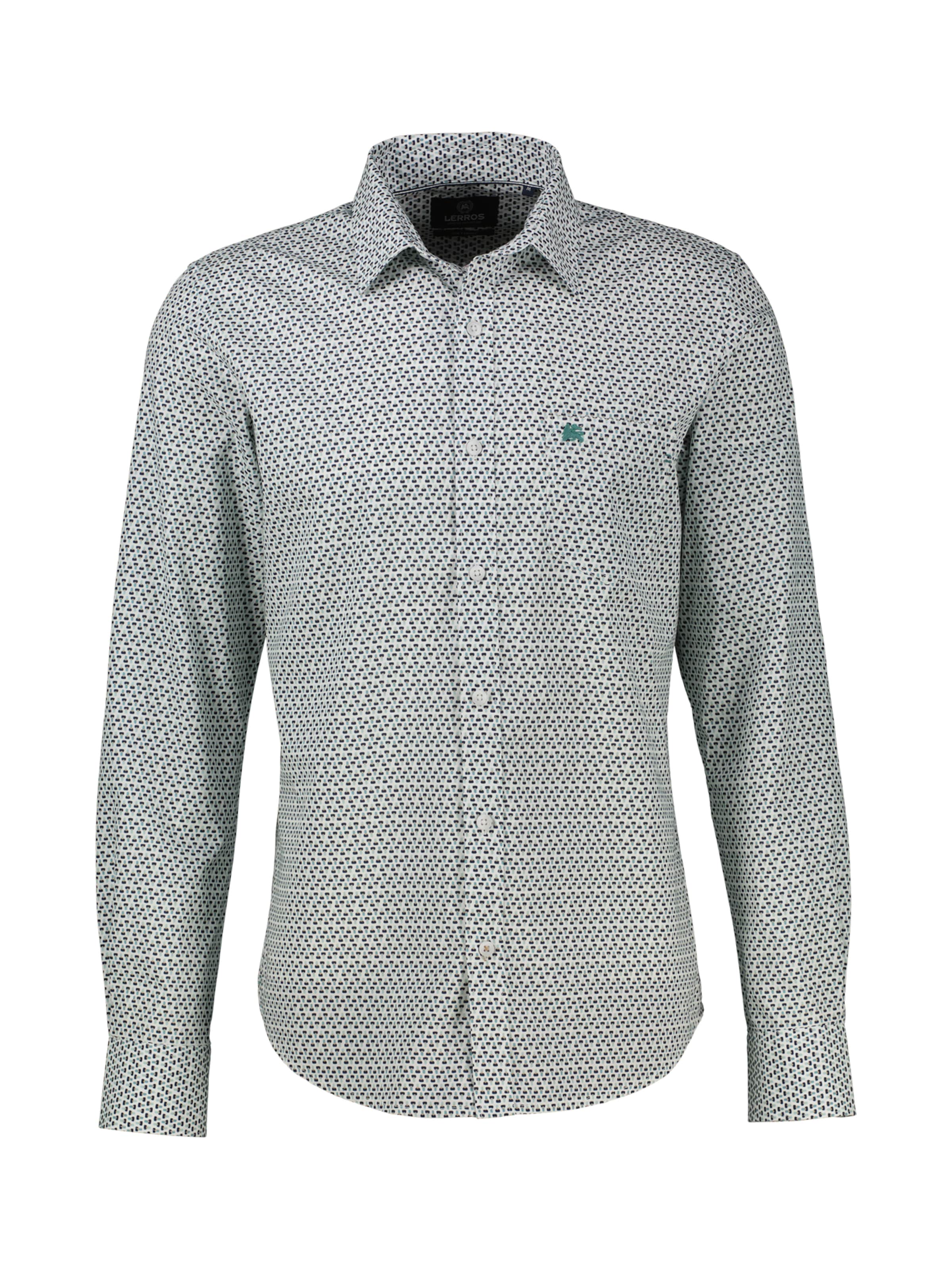 LERROS Regular fit Button Up Shirt in White: front
