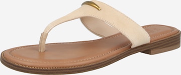 s.Oliver Varvastossut värissä beige: etupuoli