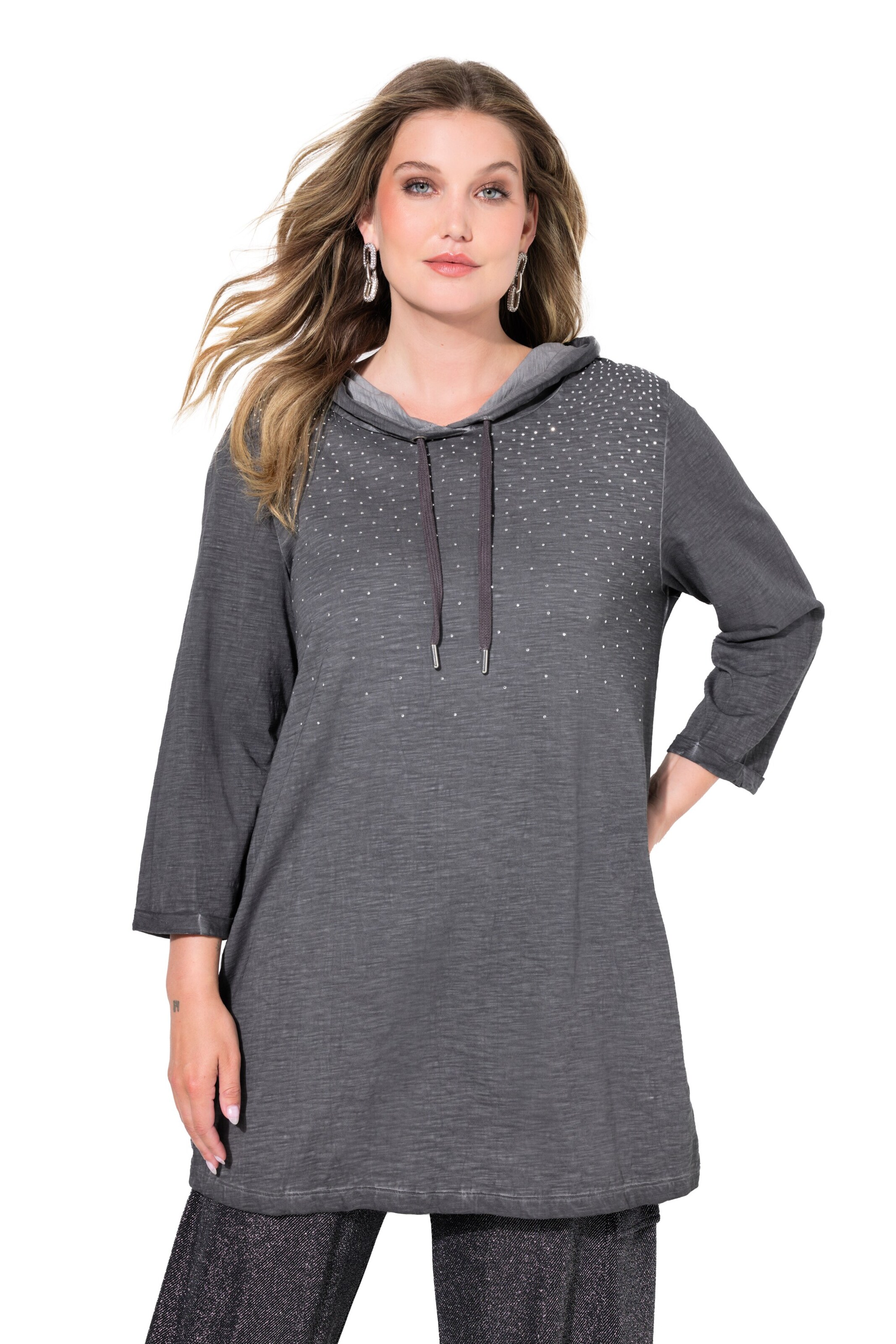MIAMODA Shirt in Grey: front