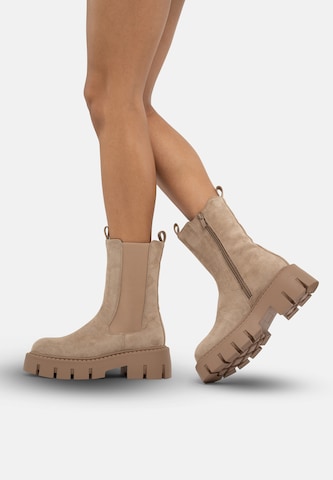 Bottines Salinyang en beige