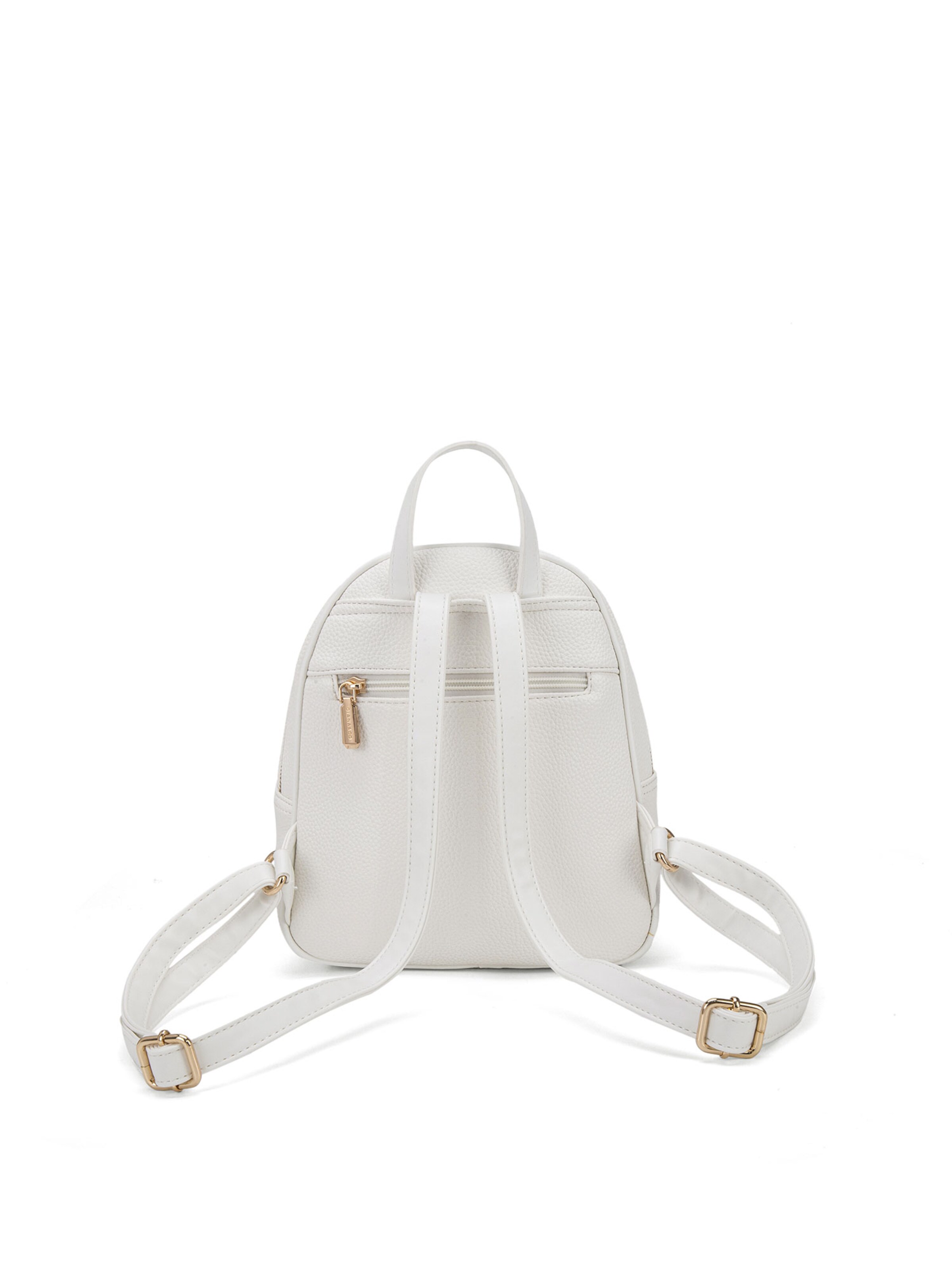 Zaino 'Zaino Donna Vegan Leather con Zip e Tasche Organizzate - Diana & Co' di Diana&Co. in bianco