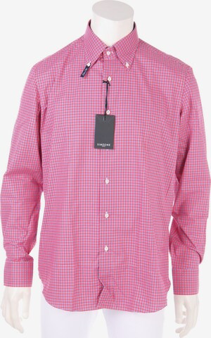 SIMEONE NAPOLI Button Up Shirt in L in Mixed colors: front