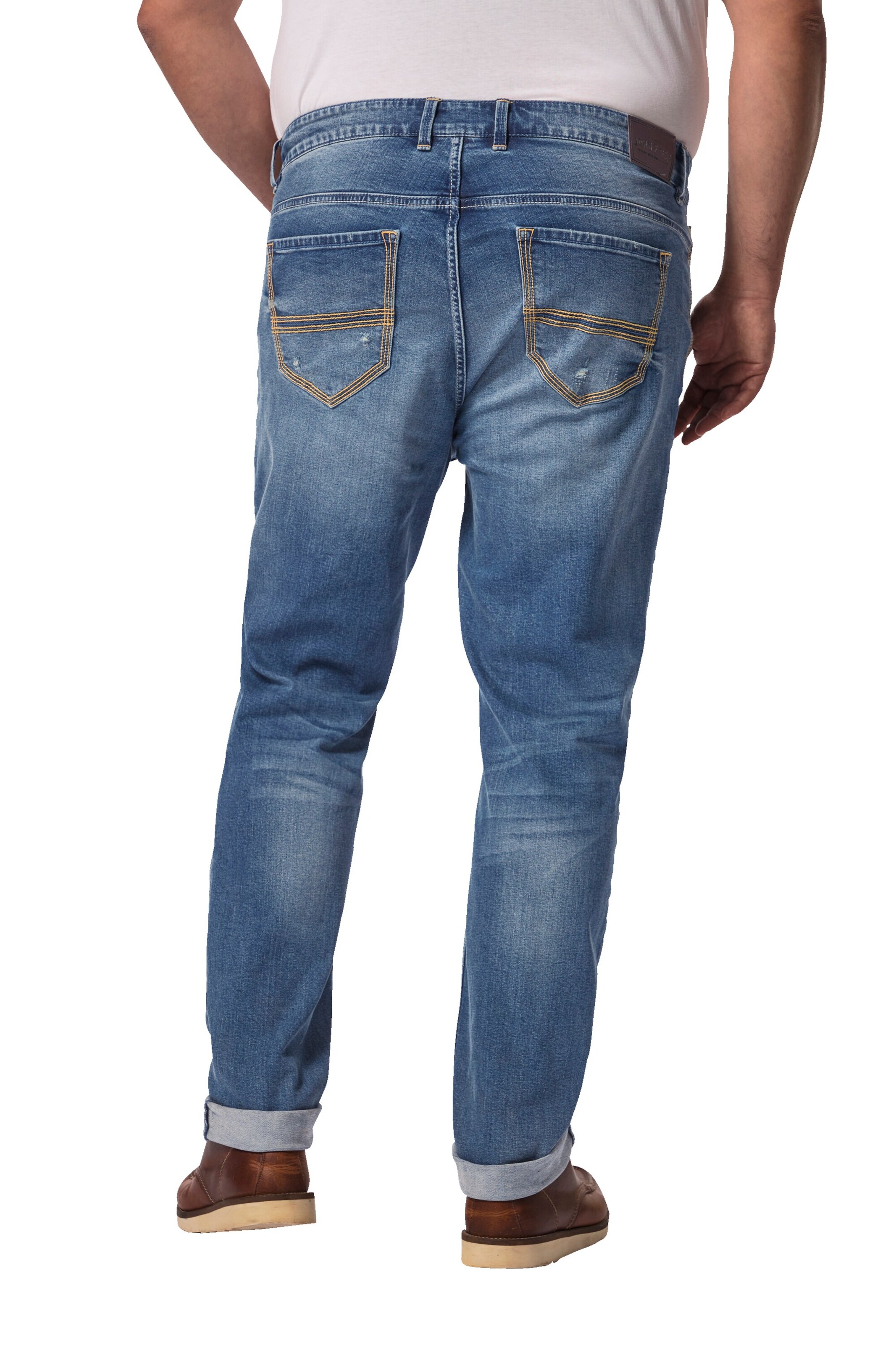 John F. Gee Regular Jeans in Blauw