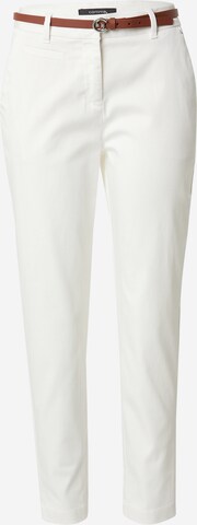 COMMA Regular Pants in White: front