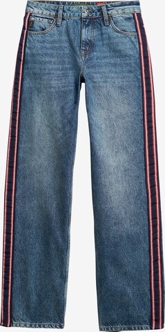 Superdry Regular Jeans in Blauw: voorkant