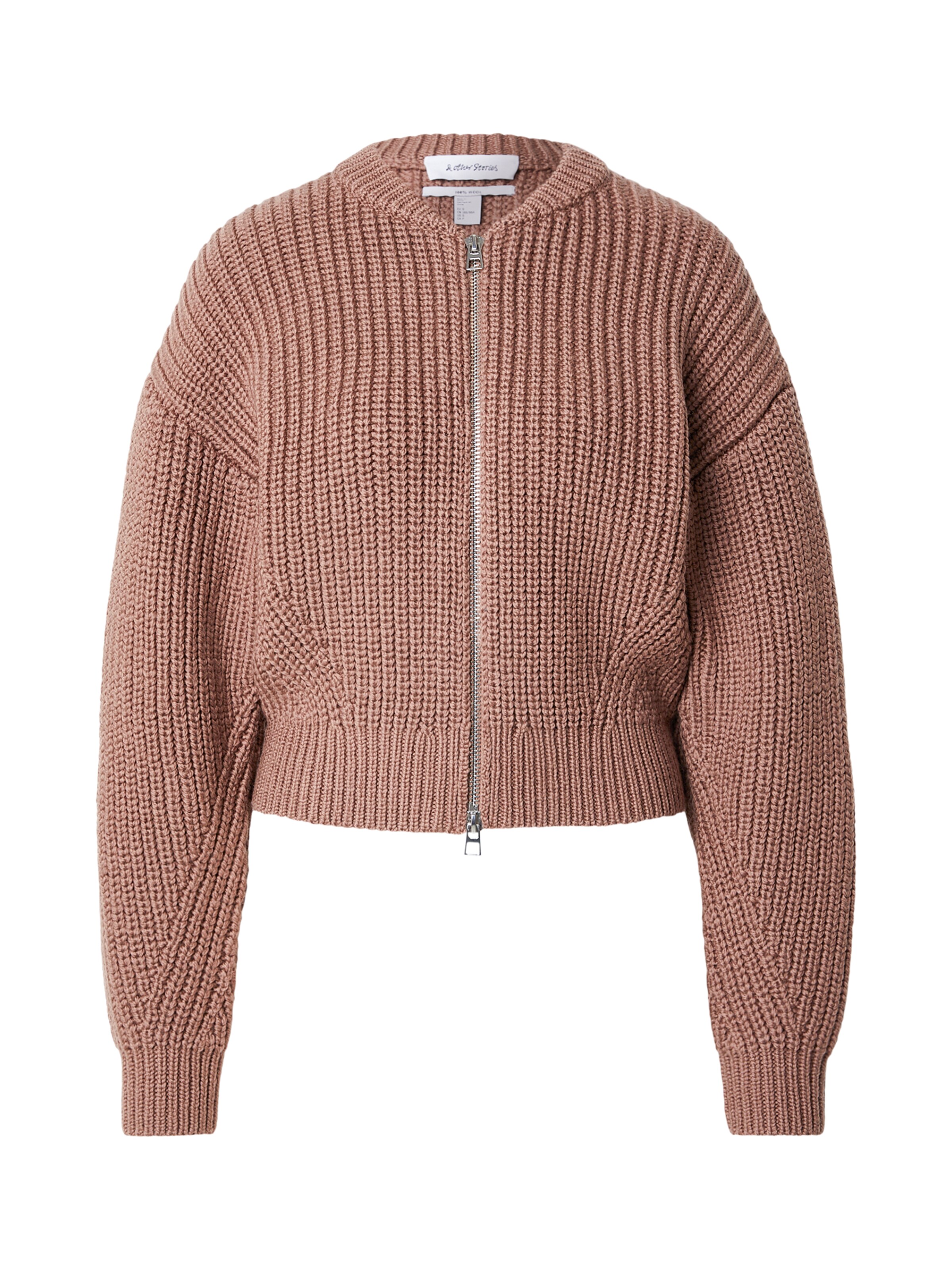 & Other Stories Cardigan en marron, Vue avec produit