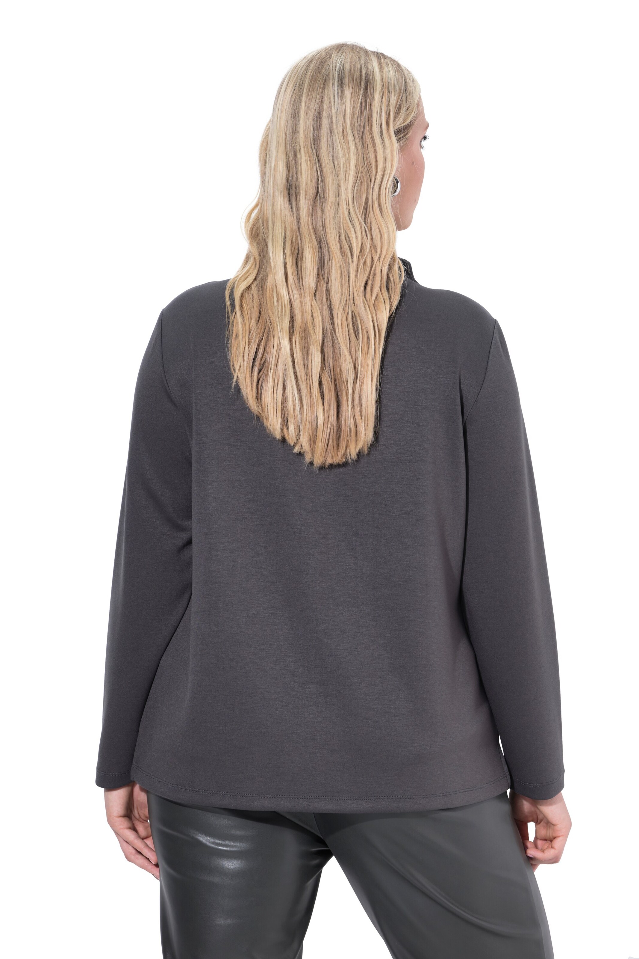 Ulla Popken Sweatshirt in Grijs