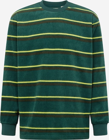 Sweat-shirt 'Sherpa Crewneck Sweatshirt' LEVI'S ® en vert : devant