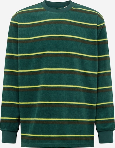 Felpa 'Sherpa Crewneck Sweatshirt' LEVI'S ® di colore limone / oliva / verde scuro, Visualizzazione prodotti
