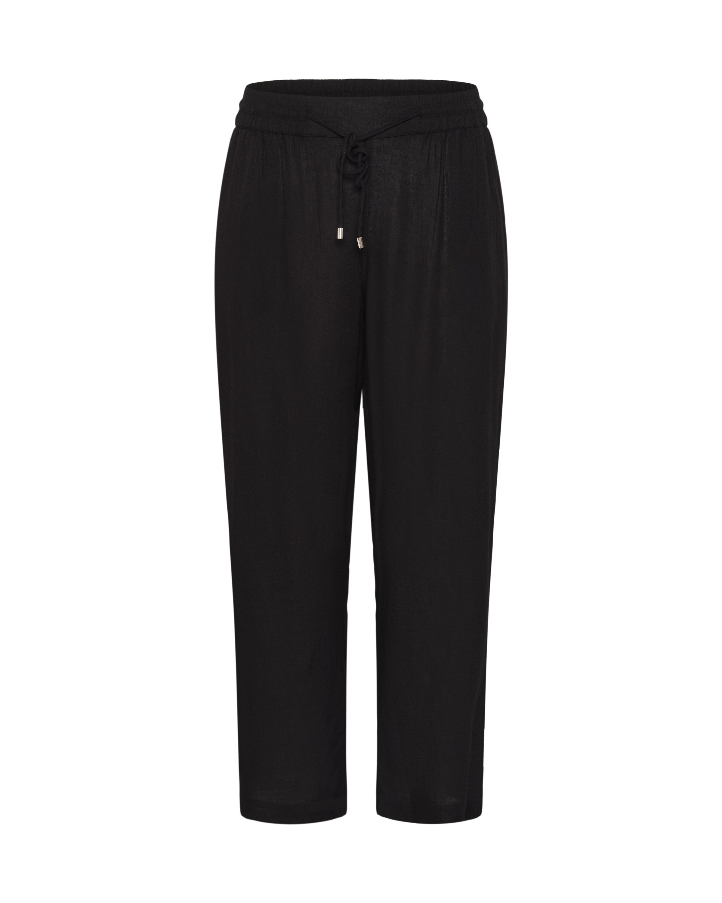 KAFFE CURVE Loosefit Byxa 'Mille' i svart: framsida