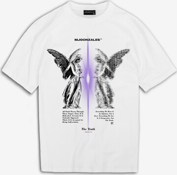 MJ Gonzales T-shirt 'The Truth V.1' i vit: framsida