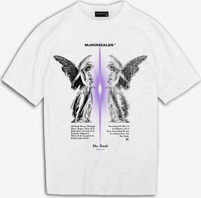 MJ Gonzales T-Shirt 'The Truth V.1' en violet / noir / blanc, Vue avec produit