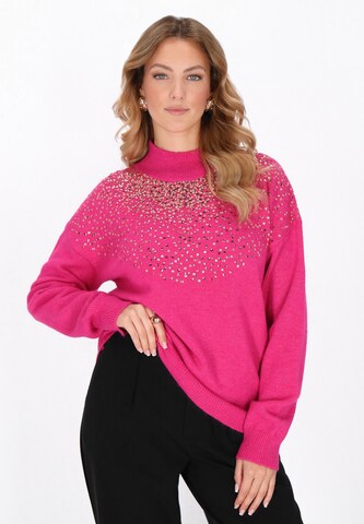 faina - Jersey en rosa: frente
