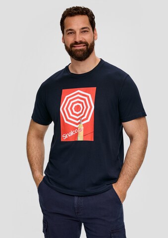 s.Oliver Red Label Big & Tall Футболка 'Sinalco®' в Синий: спереди