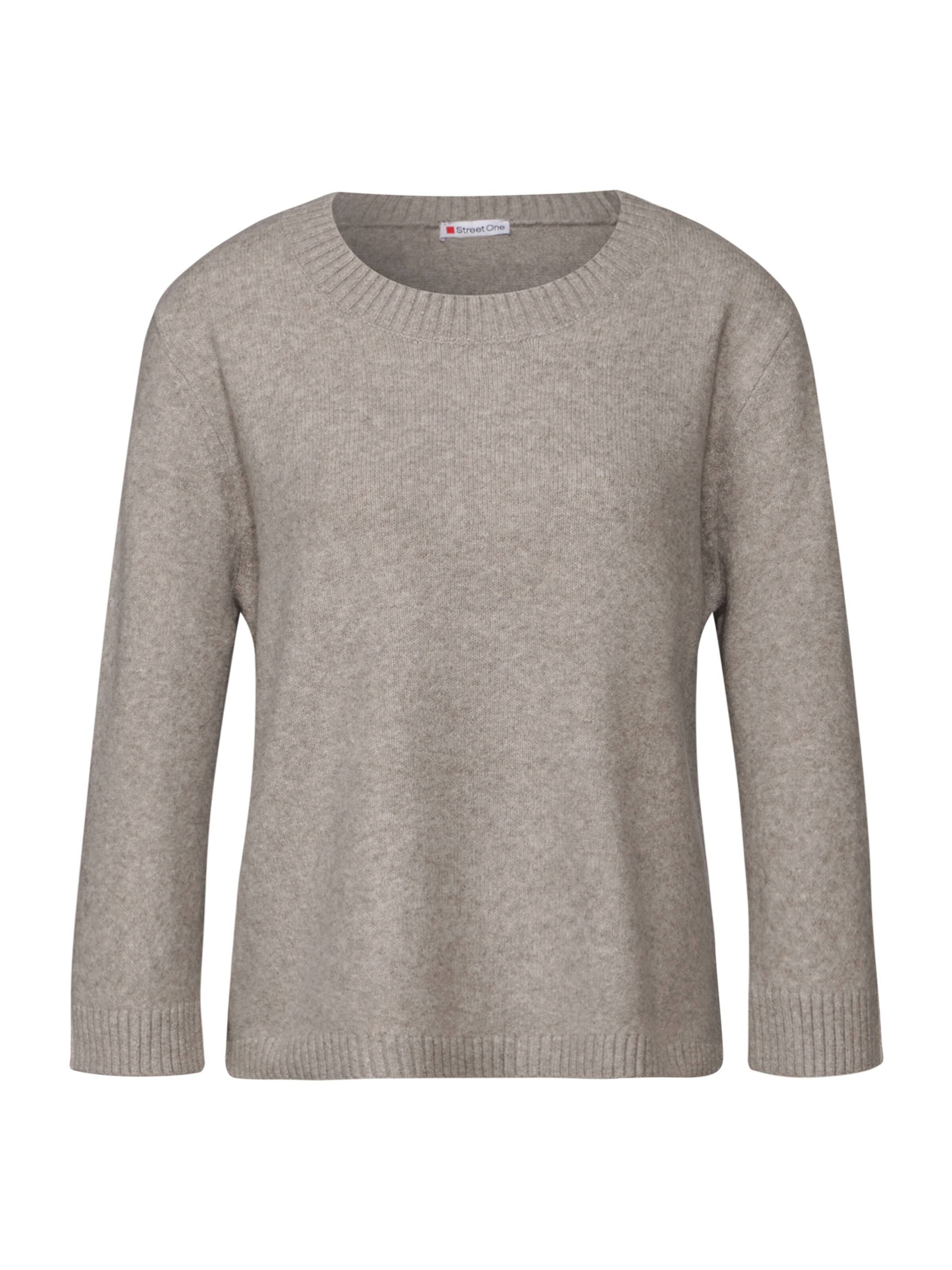 STREET ONE Sweater in Beige: front