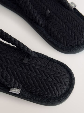 Next T-bar sandals in Black