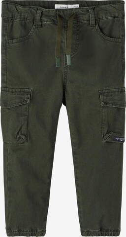 Effilé Pantalon 'Ben' NAME IT en vert : devant