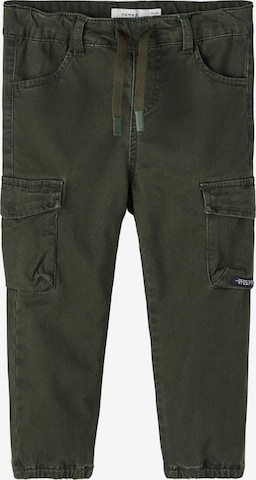 NAME IT - Tapered Pantalón 'Ben' en verde: frente