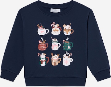 NAME IT Sweatshirt 'NMFVERTRUD' in Blau: Vorderseite