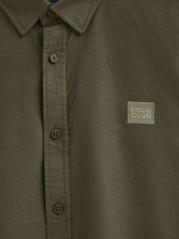 Polo Club Regular Fit Hemd in Grün