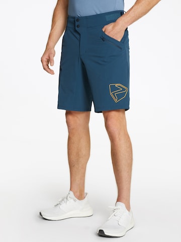 ZIENER Regular Workout Pants 'NONUS' in Blue