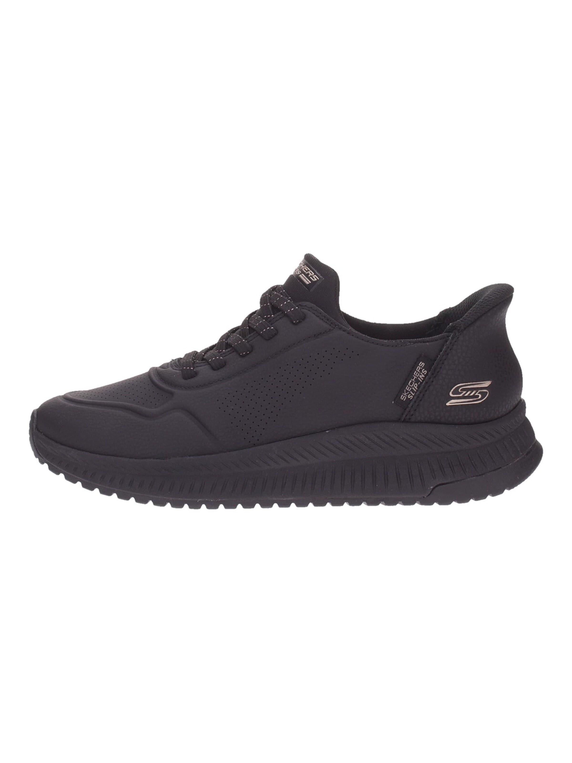 Sneaker bassa di SKECHERS in nero: frontale