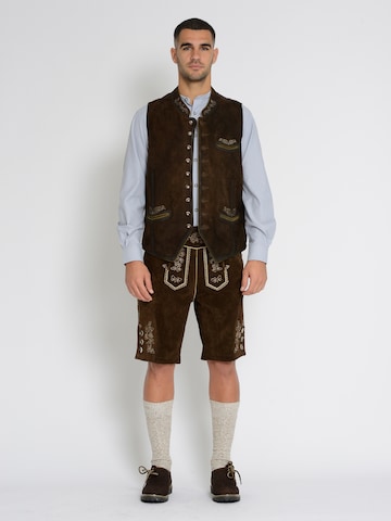 Rißberg Traditional vest in Brown