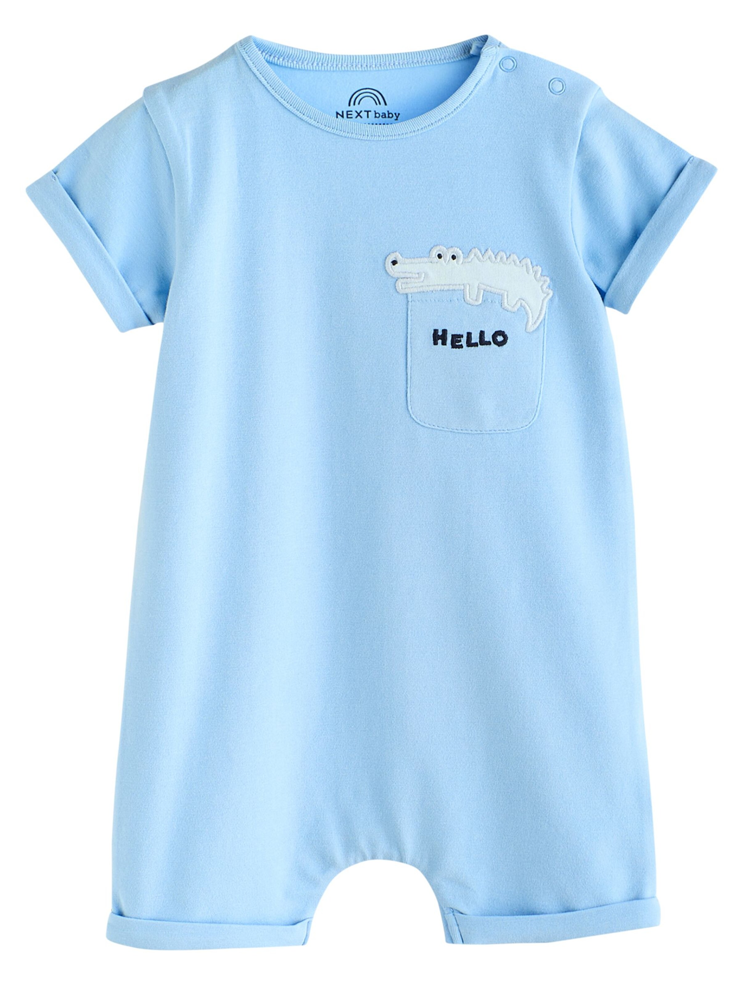 Next Śpiochy/body w kolorze niebieski: przód