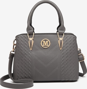 Miss Lulu Shoulder Bag in Grey: front
