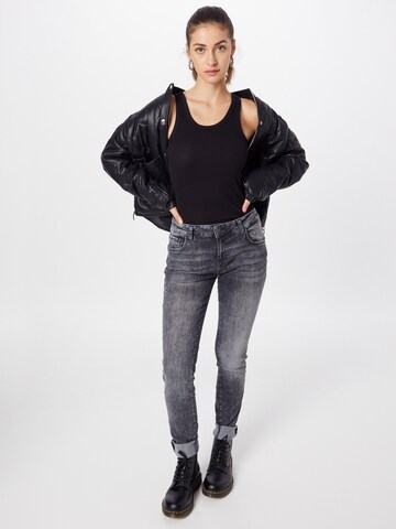 Coupe slim Jean Cartoon en gris