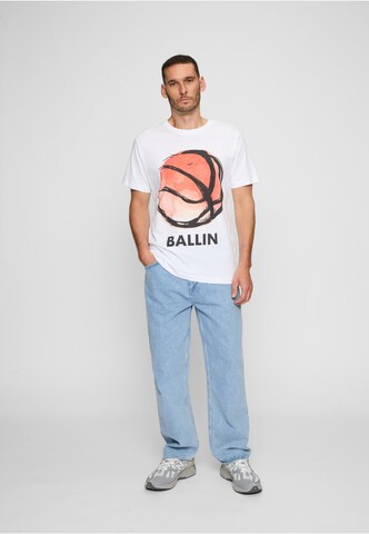 MT Men Shirt 'Ball' in White