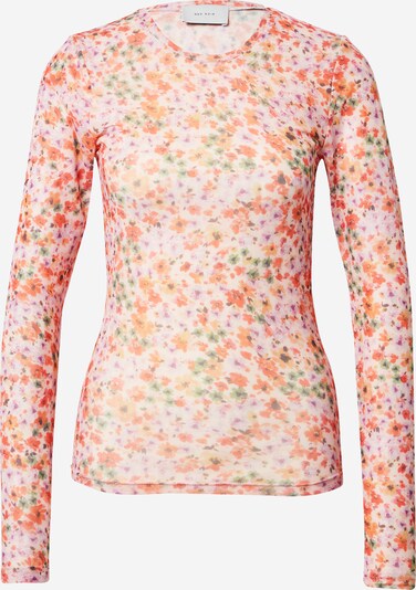 Neo Noir Bluse 'Ella' i blandingsfarvet / orange, Produktvisning