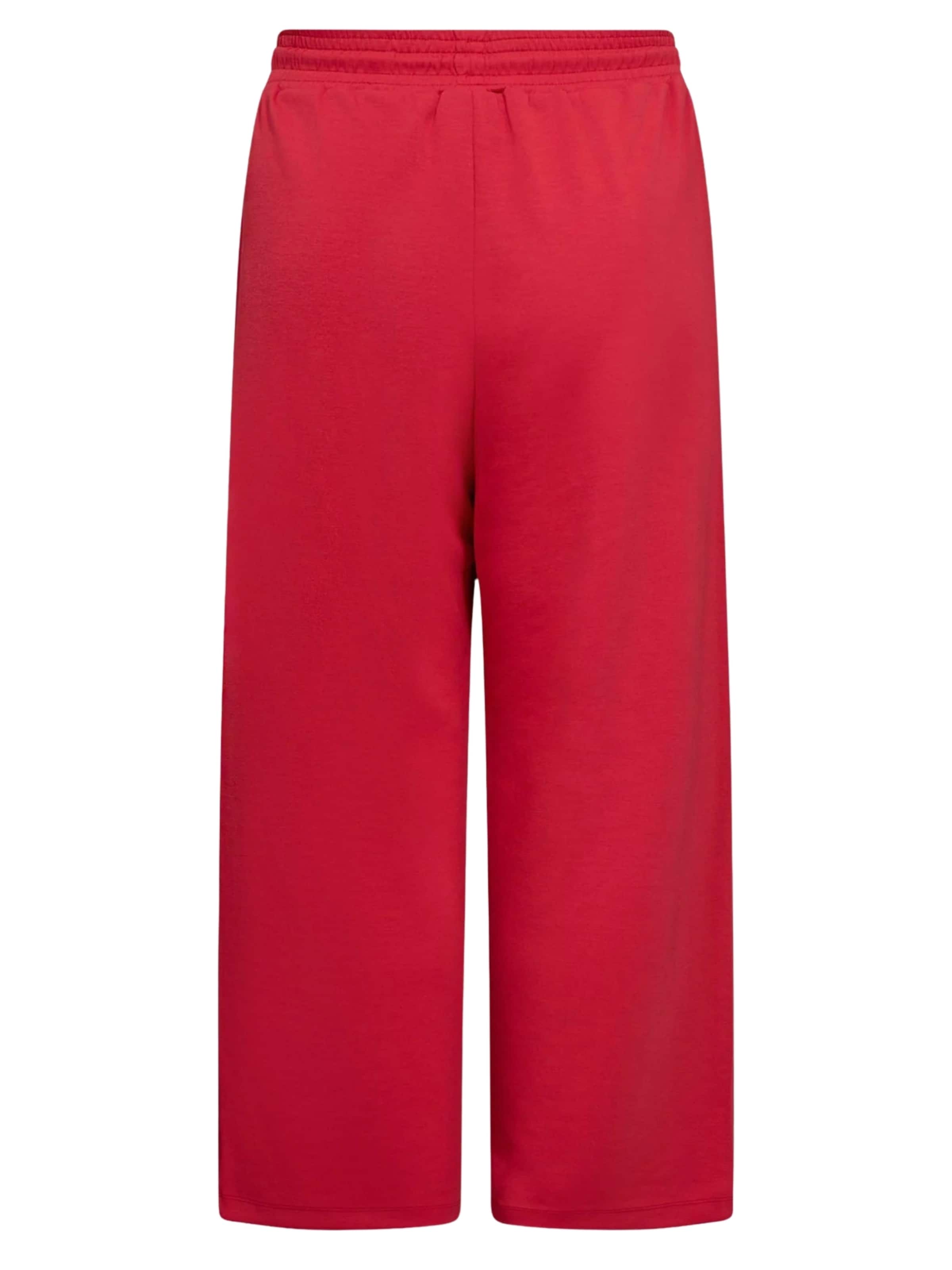 Wasabi Concept Wide Leg Housut 'Sabina' värissä punainen