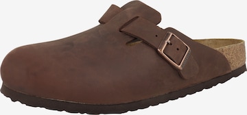 BIRKENSTOCK Clogs 'Boston SFB' in Brown: front
