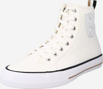 BOSS High-Top Sneakers 'Aiden' in White: front