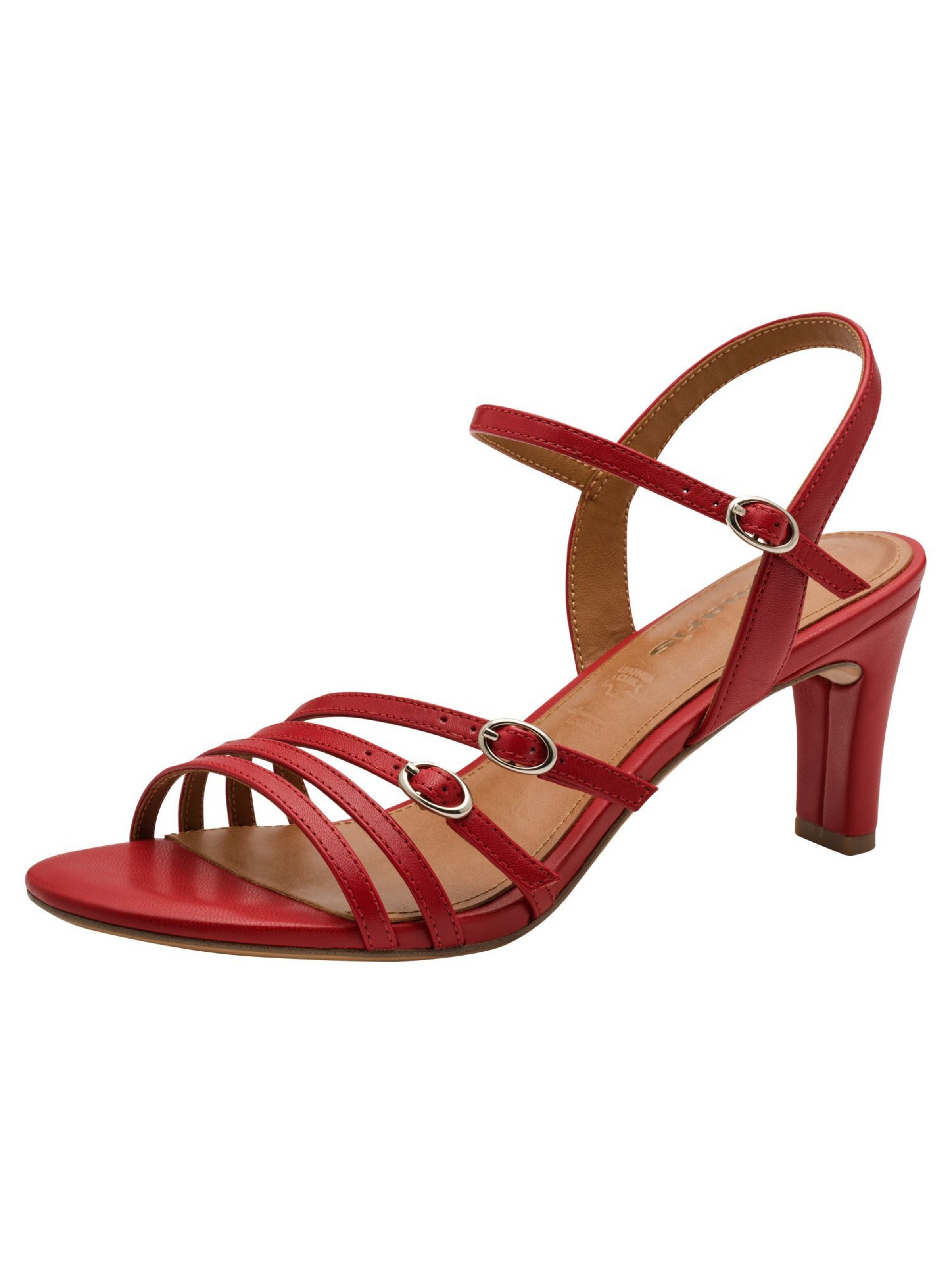 Tamaris Sandaal in Rood: voorkant